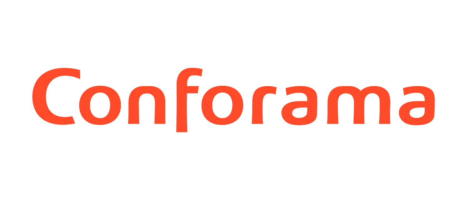 Logo Conforama - client magicien événementiel