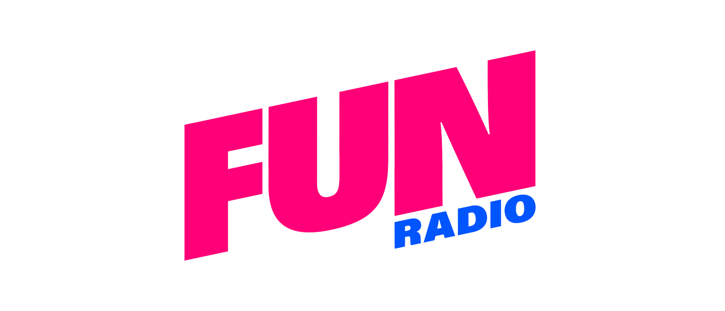 Logo fun radio - client magicien événementiel