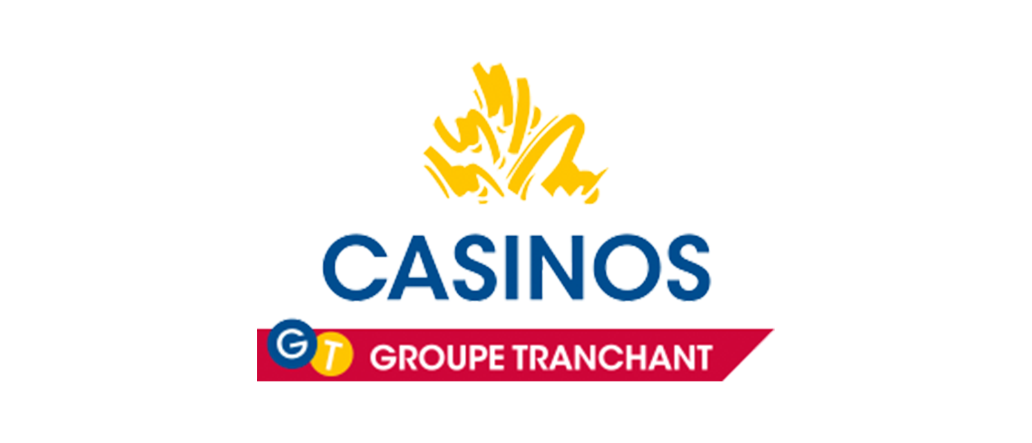 Logo casinos tranchant - client magicien événementiel